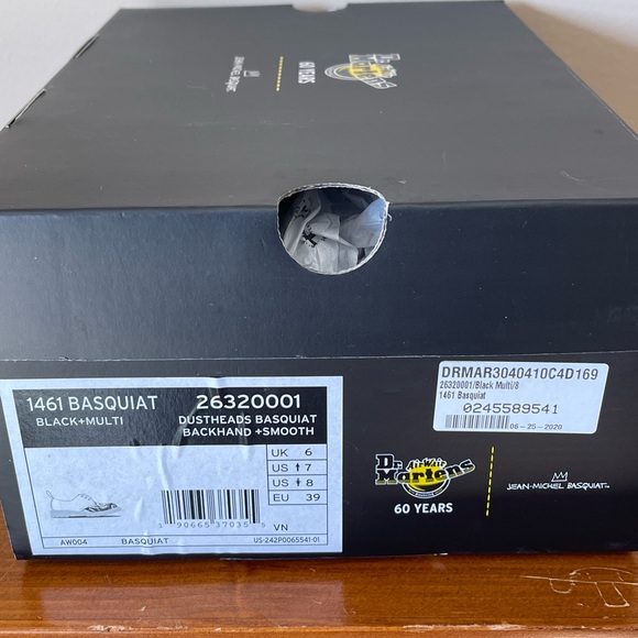 Dr. Martens Black Multicolor Lace Up Boots - Picture 6 of 7